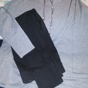 New grey long sleeve top also w/torristretch pants
